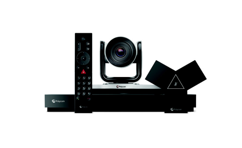 Dispositivo multifuncional de áudio e videoconferência POLYCOM