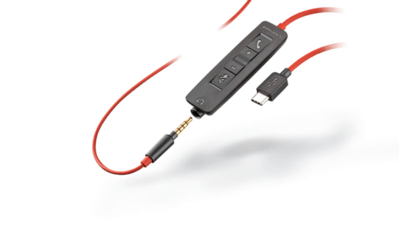 Auriculares estéreo USB-C Poly Blackwire C3225 (cantidad a granel de 50  unidades)