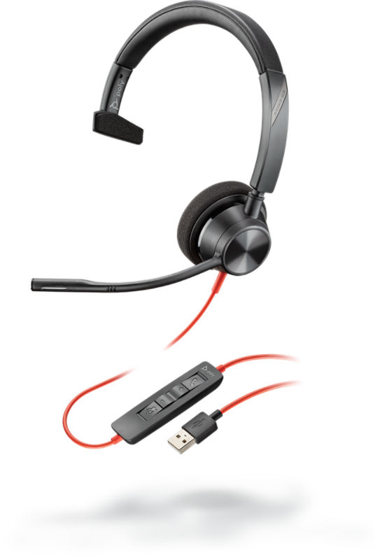 Blackwire 3300 Series - Corded UC headset | Poly, formerly