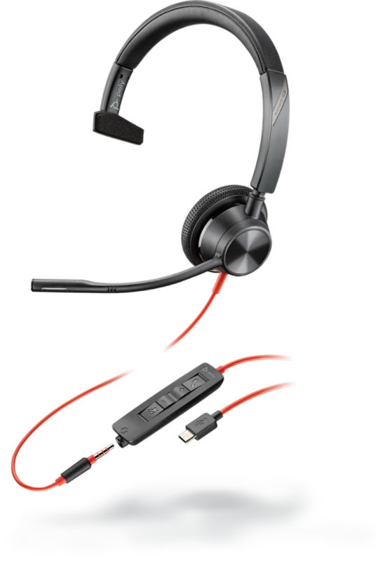 Blackwire 3300 Series - Corded UC headset | Poly, formerly