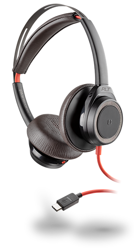 Blackwire 7225 - Corded, boomless stereo headset with active noise 
