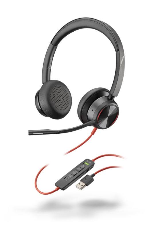 Blackwire 8225 Premium corded UC headset Poly formerly