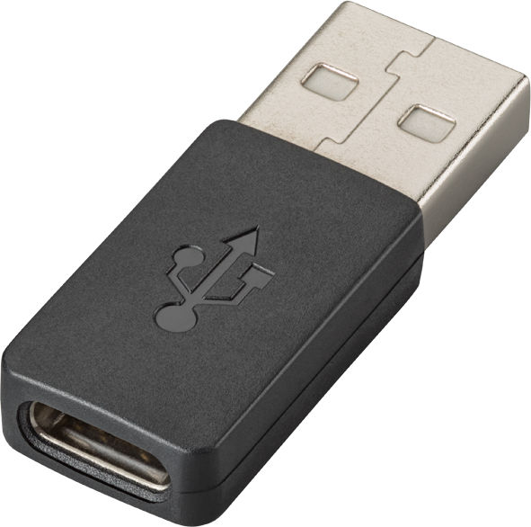 Tag det op Skaldet mangel USB-C to USB-A Adapter - Spare Adapter | Poly, formerly Plantronics &  Polycom