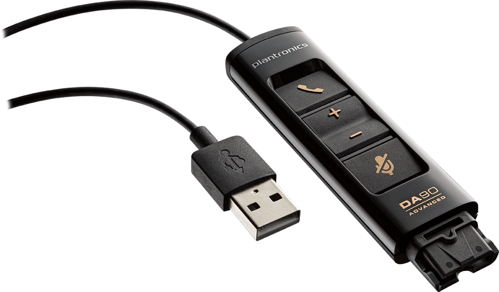 Plantronics DA55 QD To USB Headset Adapter DA55/A 36818-03 