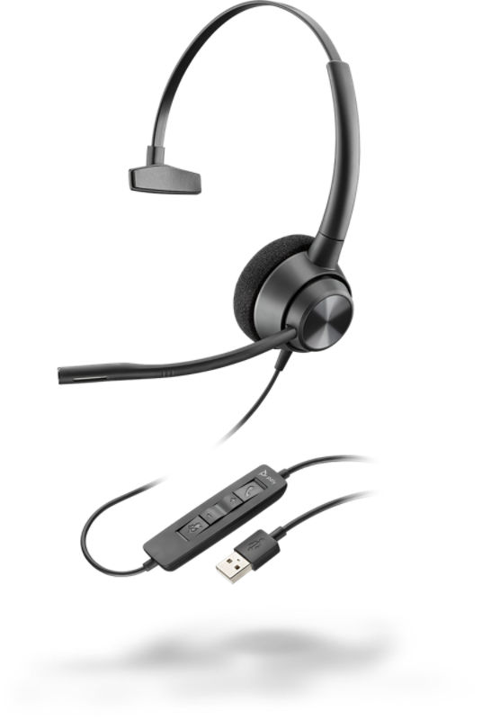 AUDIFONOS PLANTRONICS C3210 USB-A , NEGRO, USB