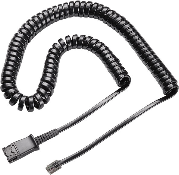 Coil Cord to QD Modular Plug