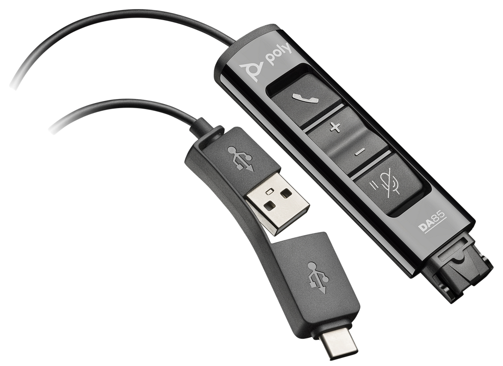 Berolige Jeg vil have Snazzy DA Series - Smarter digital adapters for Poly QD headsets | Poly, formerly  Plantronics & Polycom