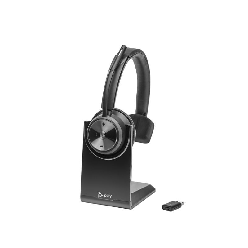 Savi 7300 UC - USB | formerly & Plantronics DECT technology Poly, headset with wireless Polycom
