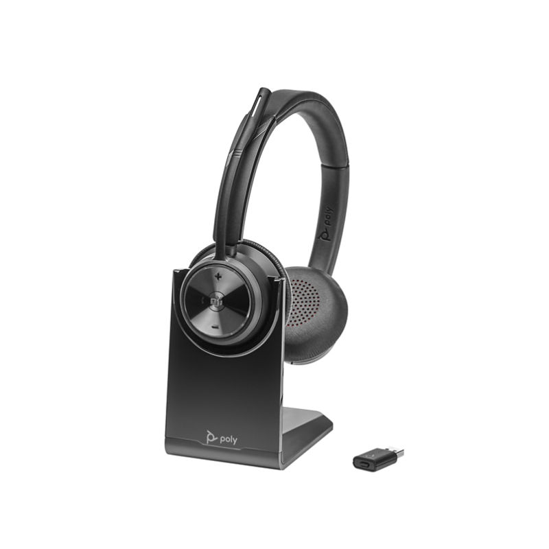 Poly Savi 7220 Office Wireless Stereo DECT Headset 213020-01 B&H