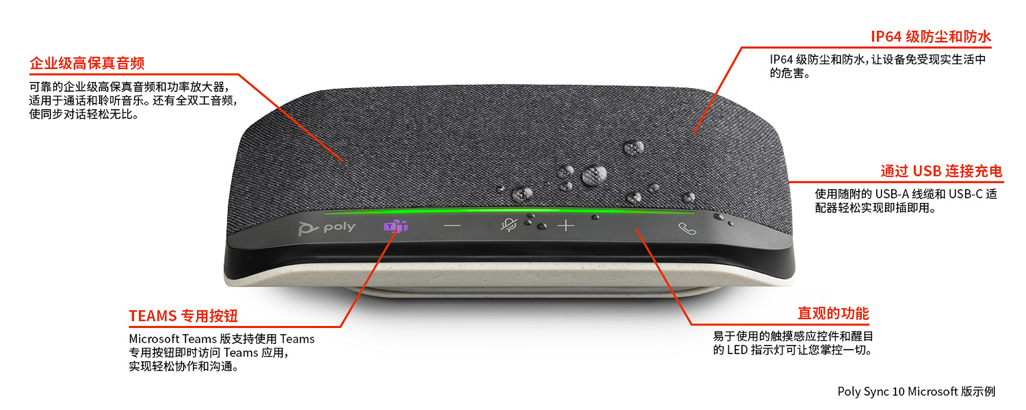 Poly Sync 10 - 个人USB 扬声器| Poly, formerly Plantronics & Polycom Poly Sync 10 - 个人USB 扬声器| Poly, formerly Plantronics & Polycom