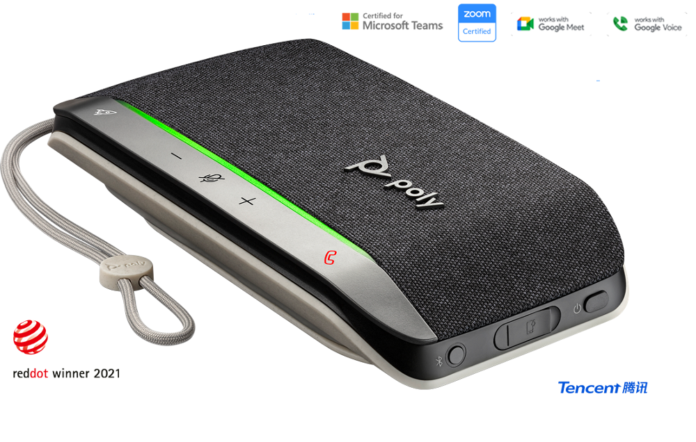 Poly - smart | Sync 20 Personal, Poly, Polycom & Plantronics formerly speakerphone USB/Bluetooth