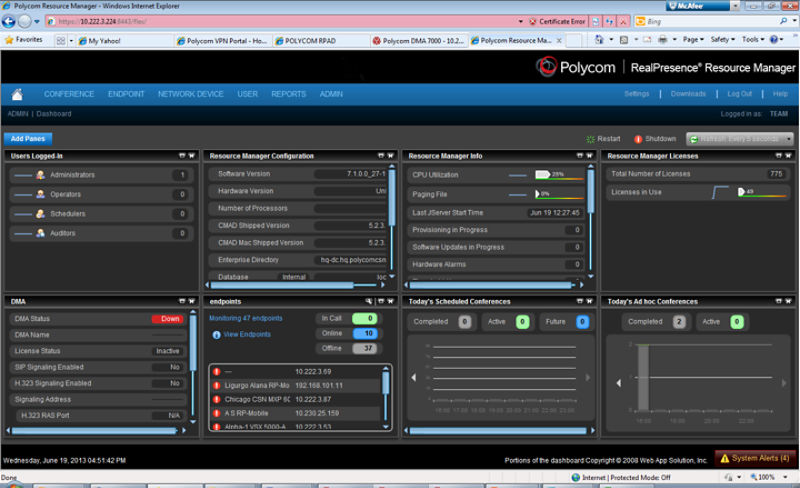 RealPresence Resource Manager