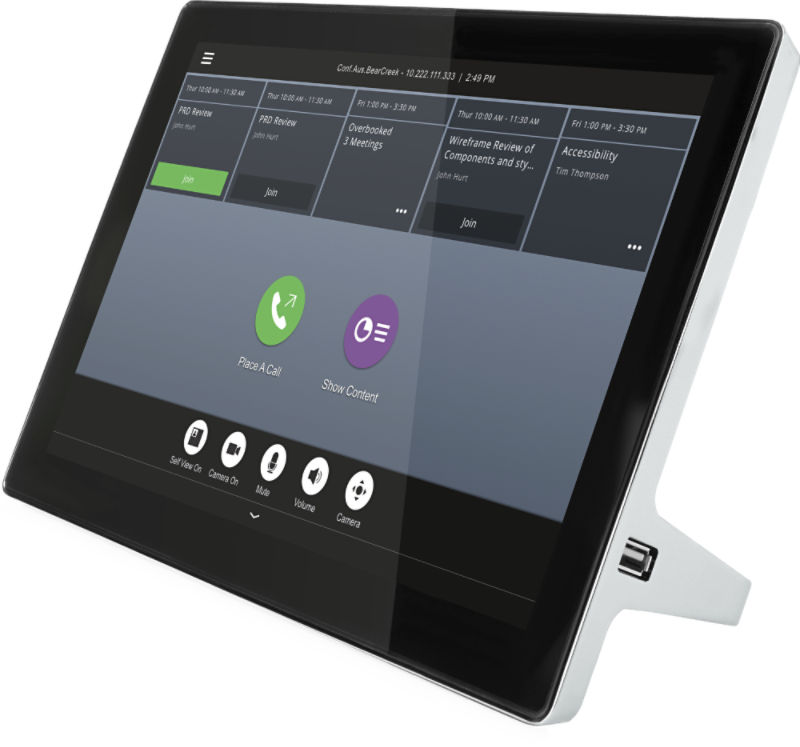 Realpresence Touch The Touch Screen Controller That Lets You Manage Polycom Realpresence Immersive Telepresence Conferencing System Poly Formerly Plantronics Polycom