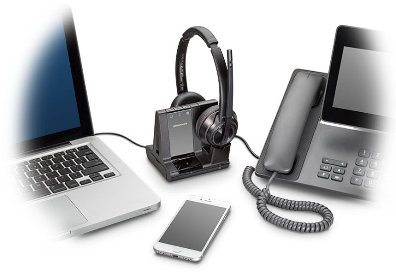 Savi DECT Wireless Headsets | Poly, formerly Plantronics & Polycom