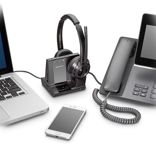 Savi 8200 Office Series Wireless DECT headset system Poly