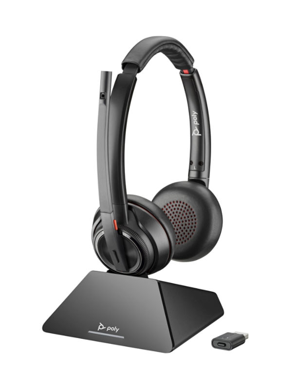 Savi 8200 UC Series - Wireless DECT™ headset system | Poly, formerly  Plantronics & Polycom