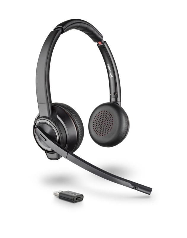 Savi 8200 Series Poly, DECT™ Polycom & headset system | formerly Wireless Plantronics UC 
