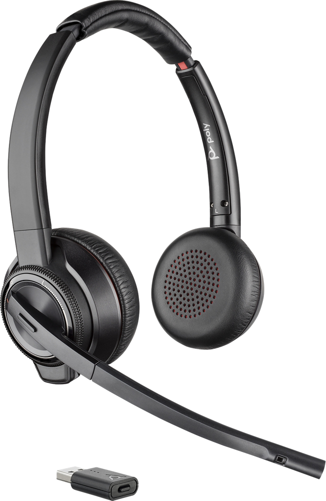 boom Interesse Landbrugs Savi 8200 UC Series - Wireless DECT™ headset system | Poly, formerly  Plantronics & Polycom