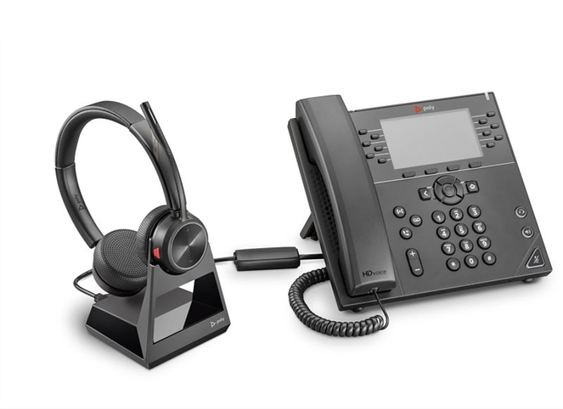 Savi 7200 Office Series - Wireless DECT™ Headset System for Desk Phones |  Poly, formerly Plantronics & Polycom