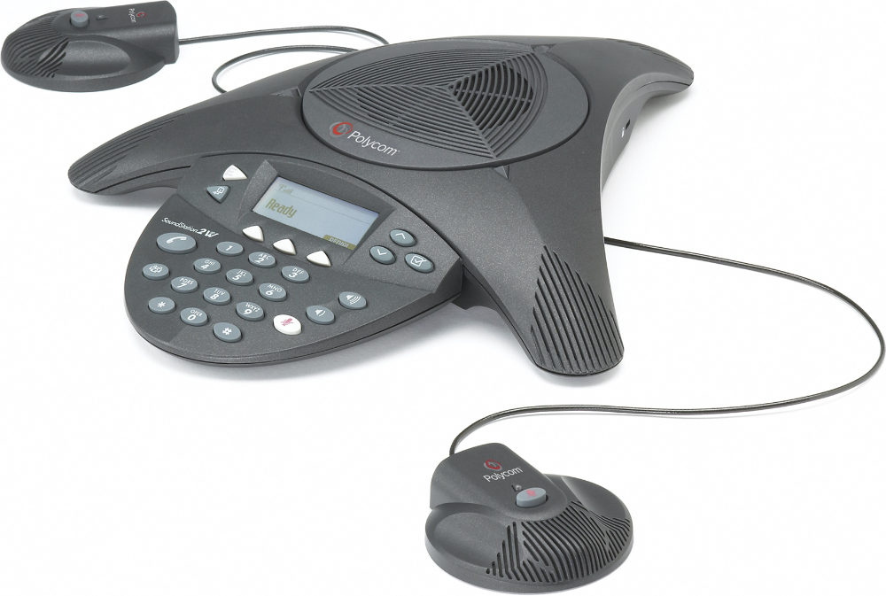 Polycom SoundStation 2 Analog Conference Phone Microphones and Icamera2 for sale online 