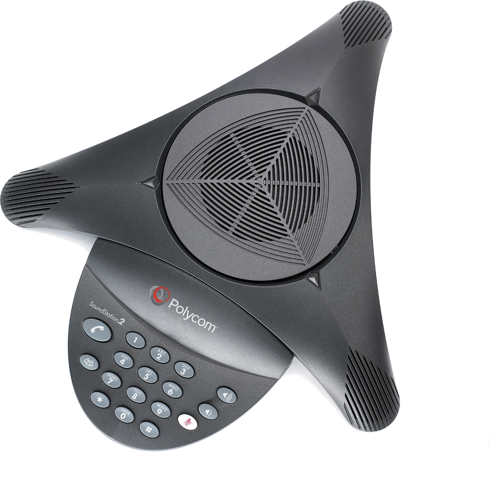 Polycom SoundStation 2 Conference Phone 2201-16200-601 With Wall Module for sale online 