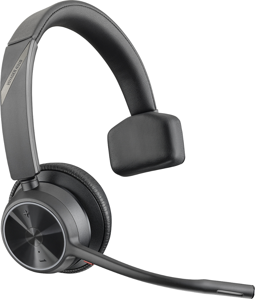 - Bluetooth Over-the-Ear Headset Mono Voyager 5200 Office Poly Certified Sound Guard-Noise Canceling Mic-Connects to Deskphone/PC Mac-Works with Teams Plantronics Zoom & more 
