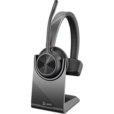 Voyager 4310 UC Wireless Headset with Charge Stand, Teams, USB-A