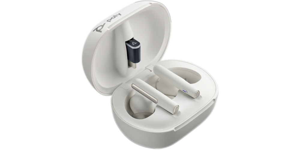Voyager Free 60+ White Sand Teams USB-C in Smart Case