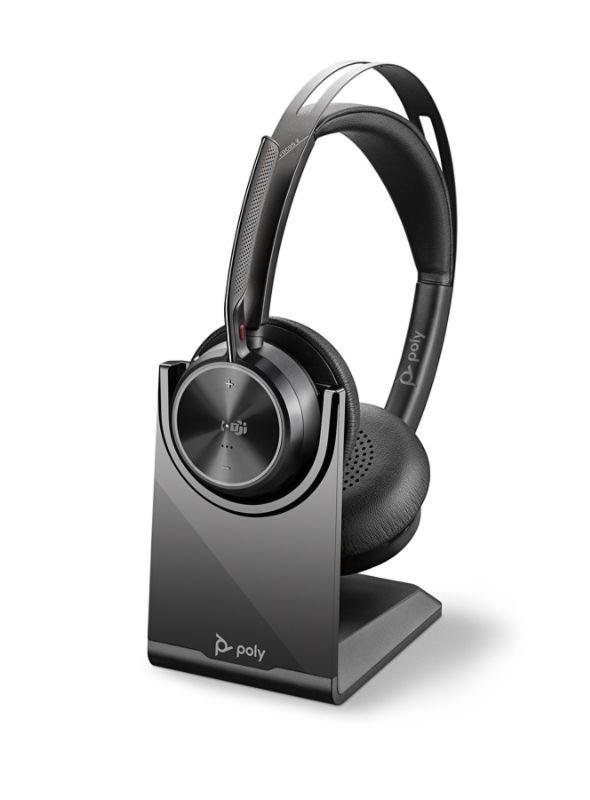 Auriculares inalámbricos Plantronics Voyager Focus UC con base en