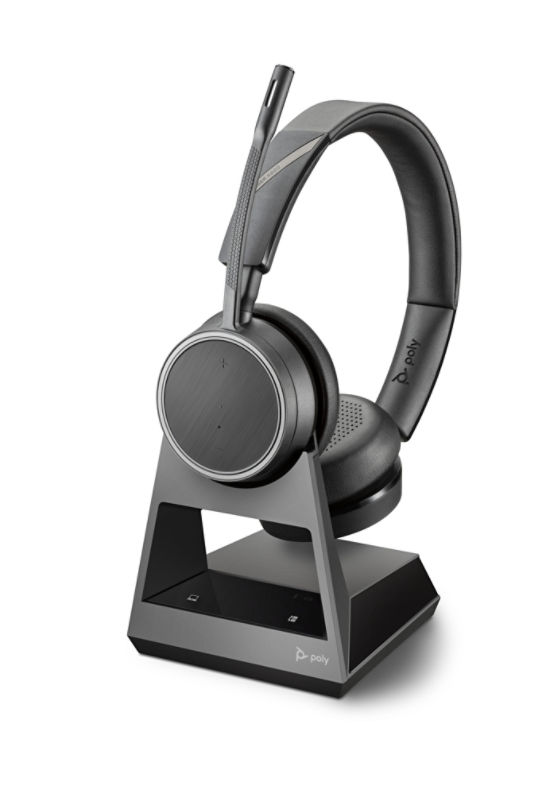 Casque sans fil professionnel Plantronic Savi 7220 pour téléphone fixe - 2  écouteurs - Micro anti-bruit - Noir pas cher
