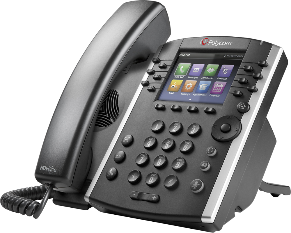 Polycom VVX500 12 Line Business Media Phone for sale online 