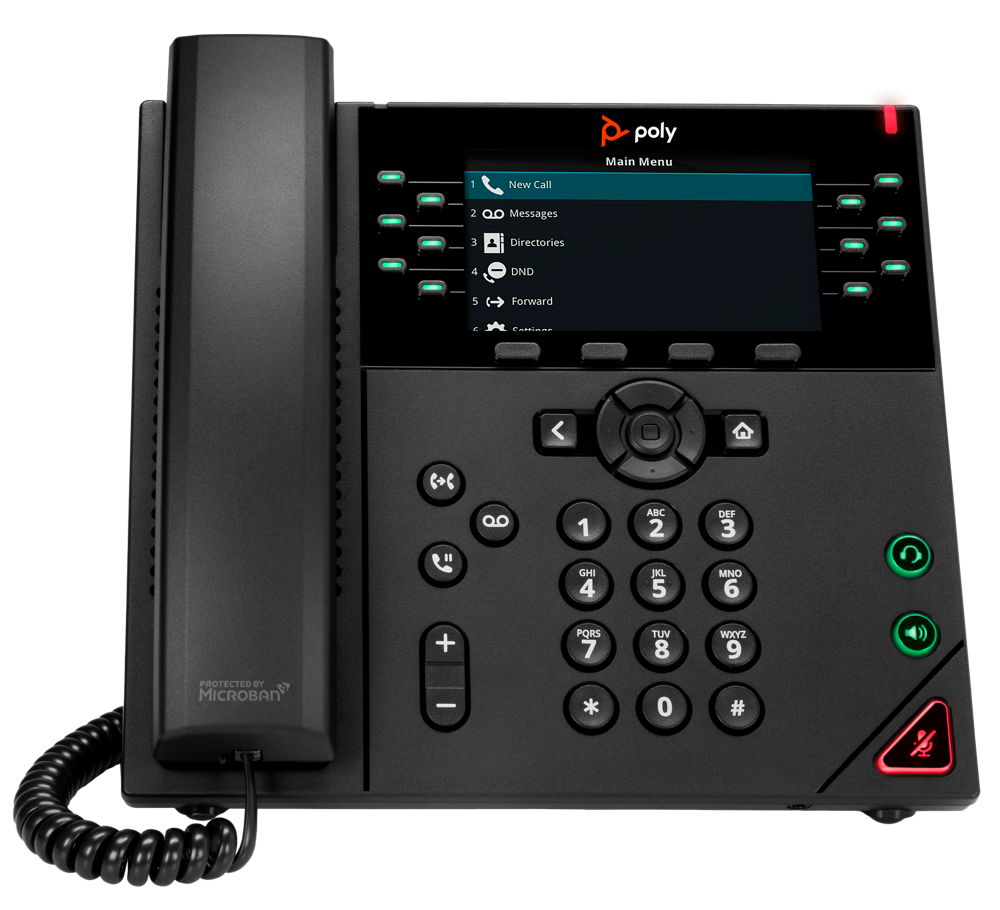 New Polycom 2200-12450-025 SoundPoint IP 450 SIP VoIP PoE Business Phone 