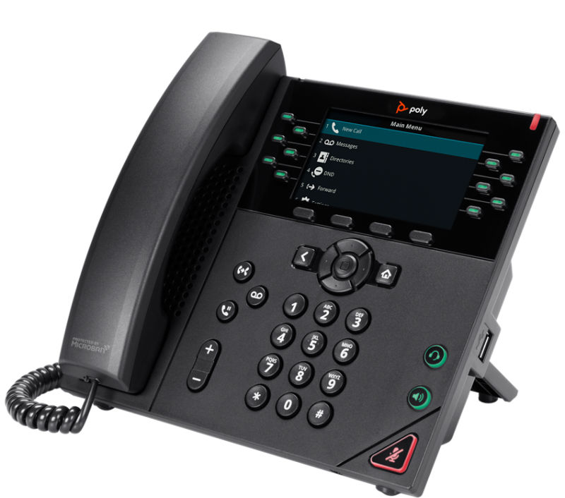 VVX 450 - Twelve-Line, Color IP Desk Phone | Poly, formerly