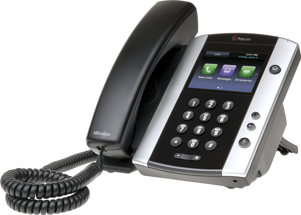 Polycom VVX 311 Telefono con filo Business Media-nero 