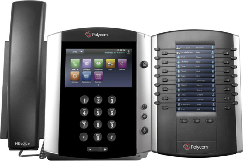 素晴らしい品質 新品 未使用 Polycom VVX 600 SIP対応 IP電話機 (PoE対応モデル)★長期保管品★新古★送料無料 - OA機器